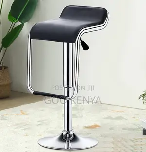 Home Bar Stool; Comfortable Leather Adjustable Swivel Bar Chair