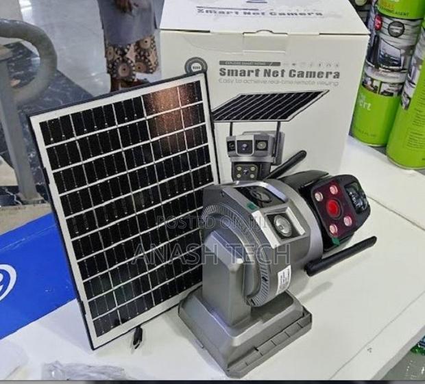 V380 Dual Lens Solar PTZ Solar Security Camera 4g /Wifi Available
