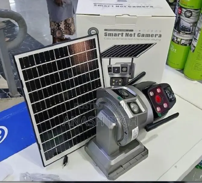 V380 Dual Lens Solar PTZ Solar Security Camera 4g /Wifi Available