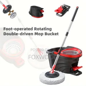 Spin Mop Bucket With a Foot Pedal