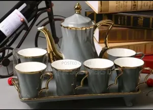 8pc Ceramic Coffee/Tea Set