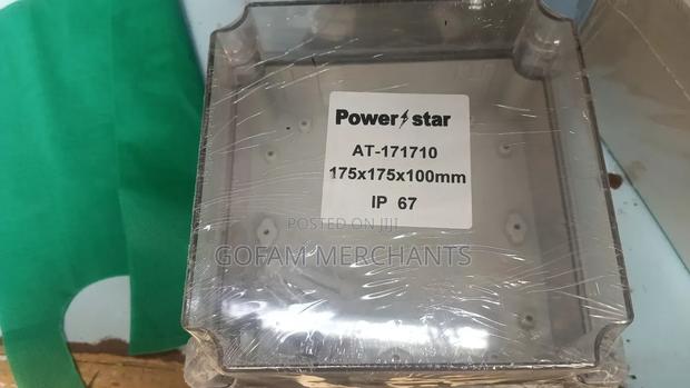 Waterproof Adoptor Box Clear Cover 175*175*100