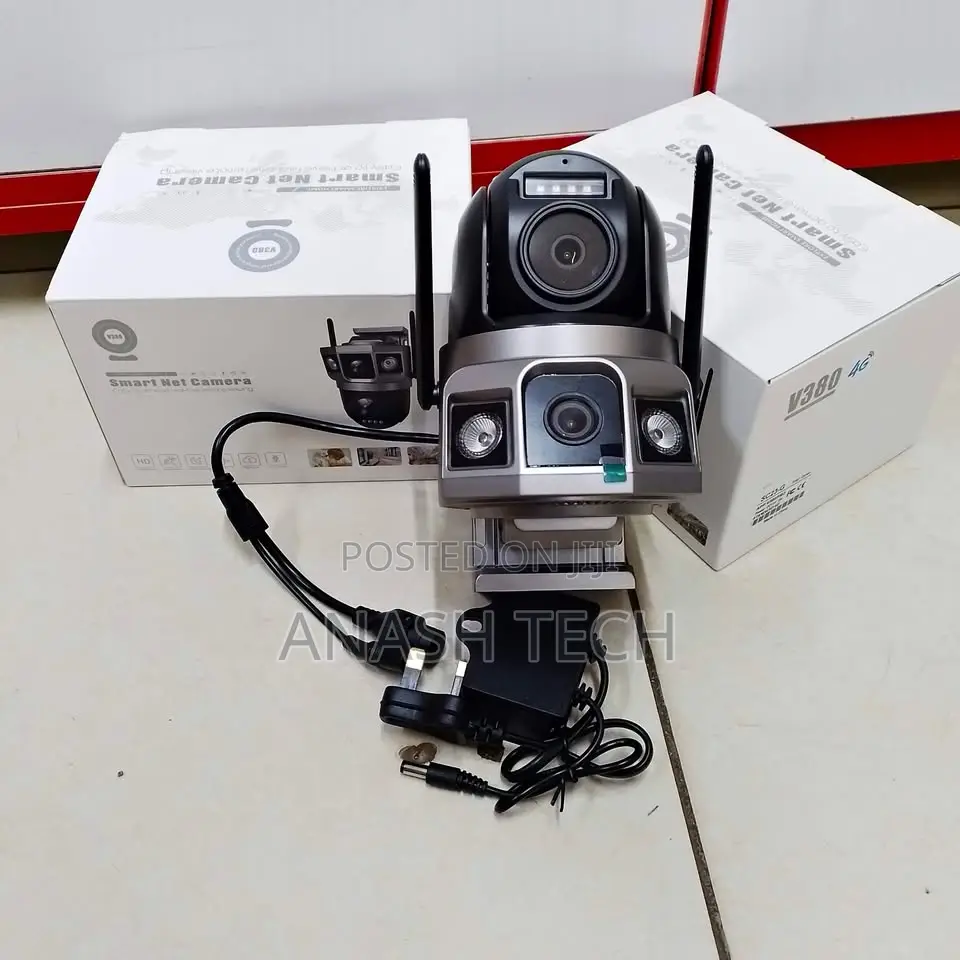 Wifi Enabled Dual Lens Ac Smart Net V380 Pro PTZ Camera