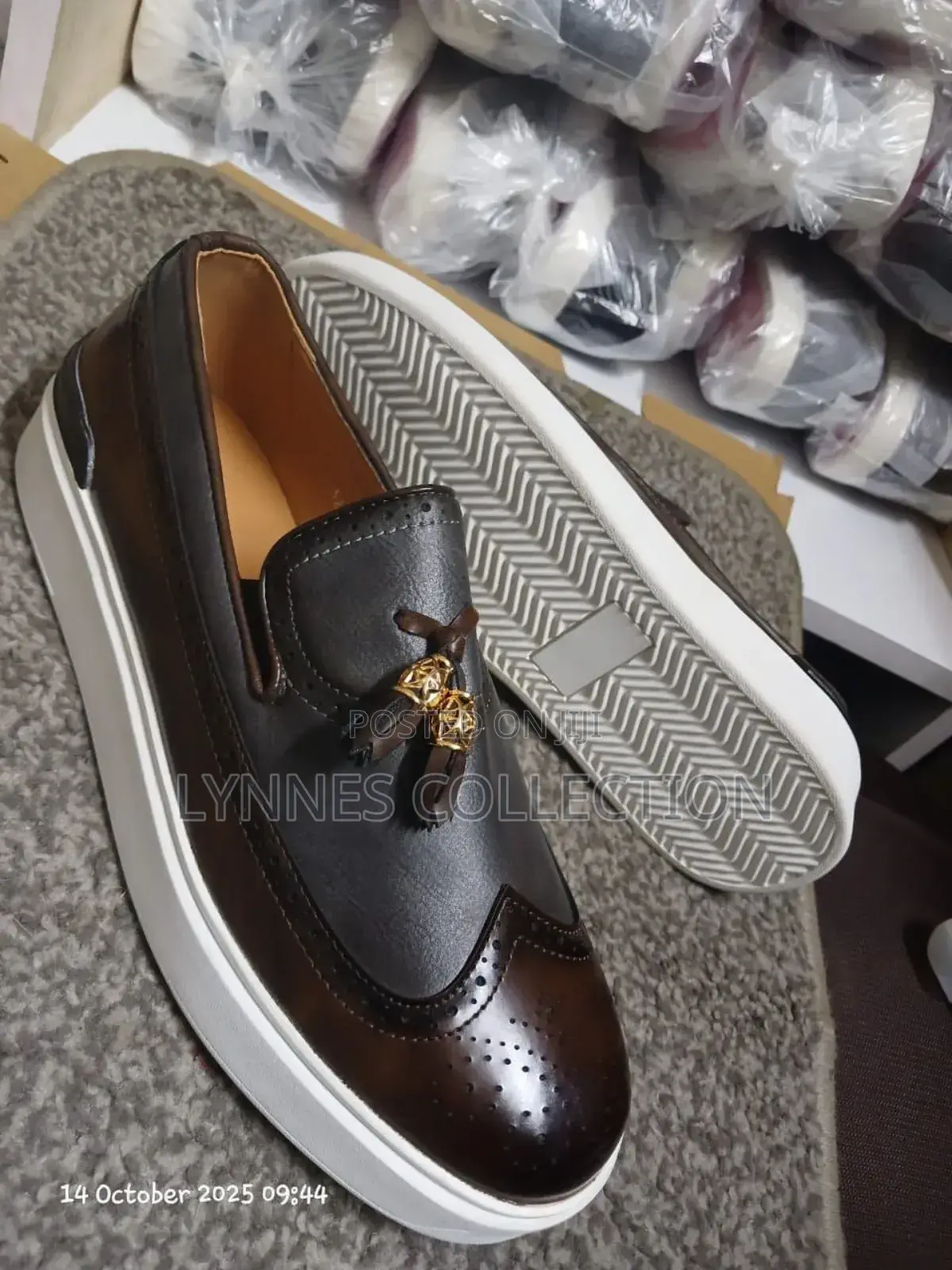 Quality Tassle Leather Officials Men ,Men Tassel Sizes 40-45