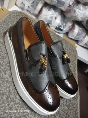 Quality Tassle Leather Officials Men ,Men Tassel Sizes 40-45