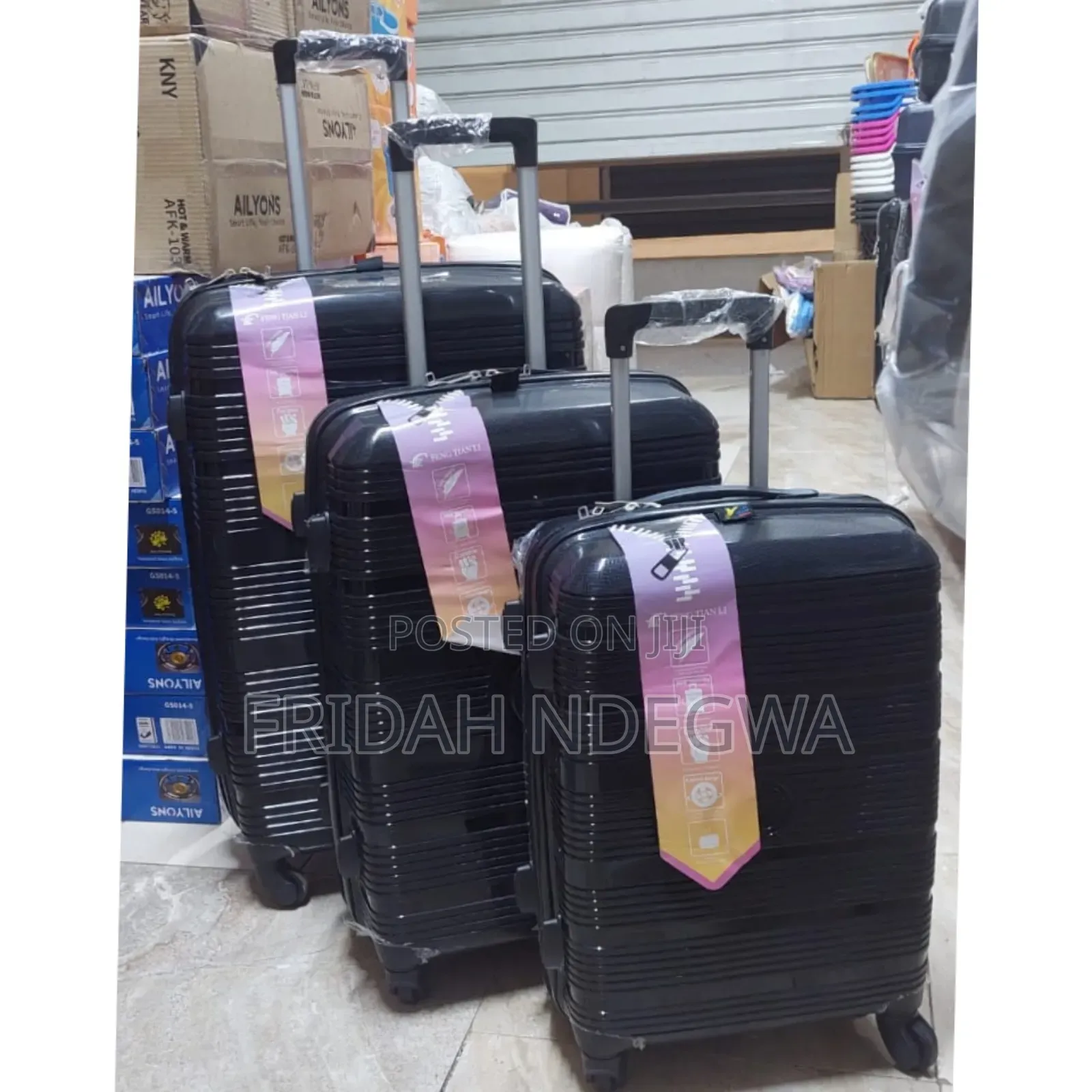 3 in 1 Unbreakable Rubber Suitcase