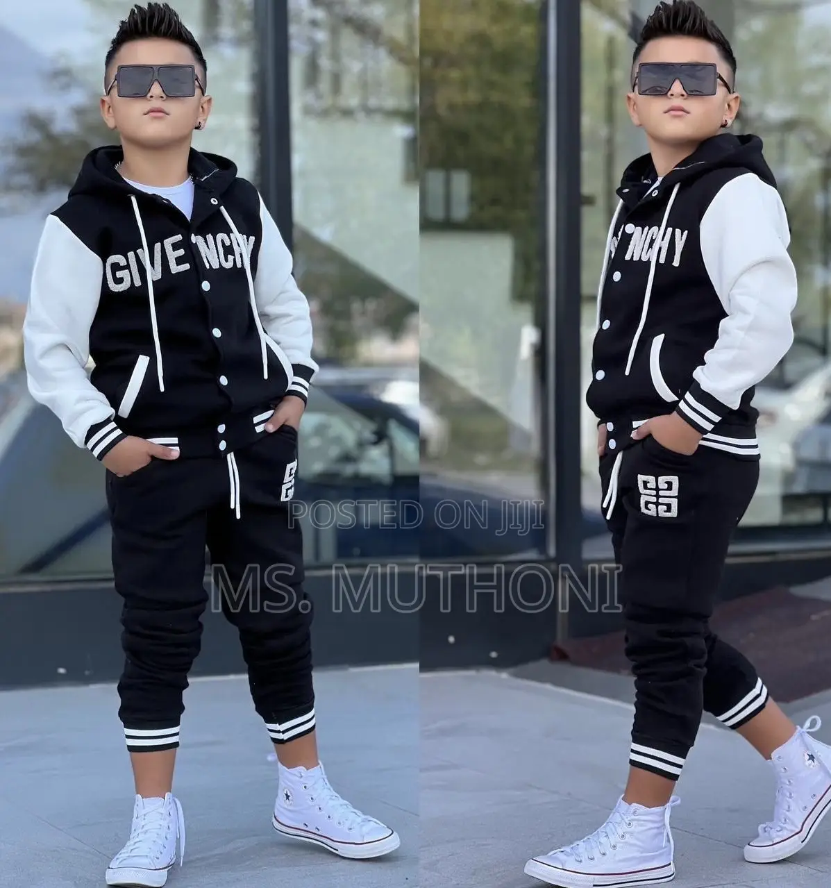 Heavy Material Givenchy 3 Piece Turkey Set Kids Tracksuits