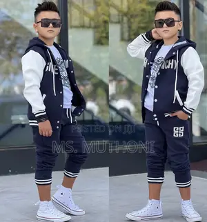 Heavy Material Givenchy 3 Piece Turkey Set Kids Tracksuits