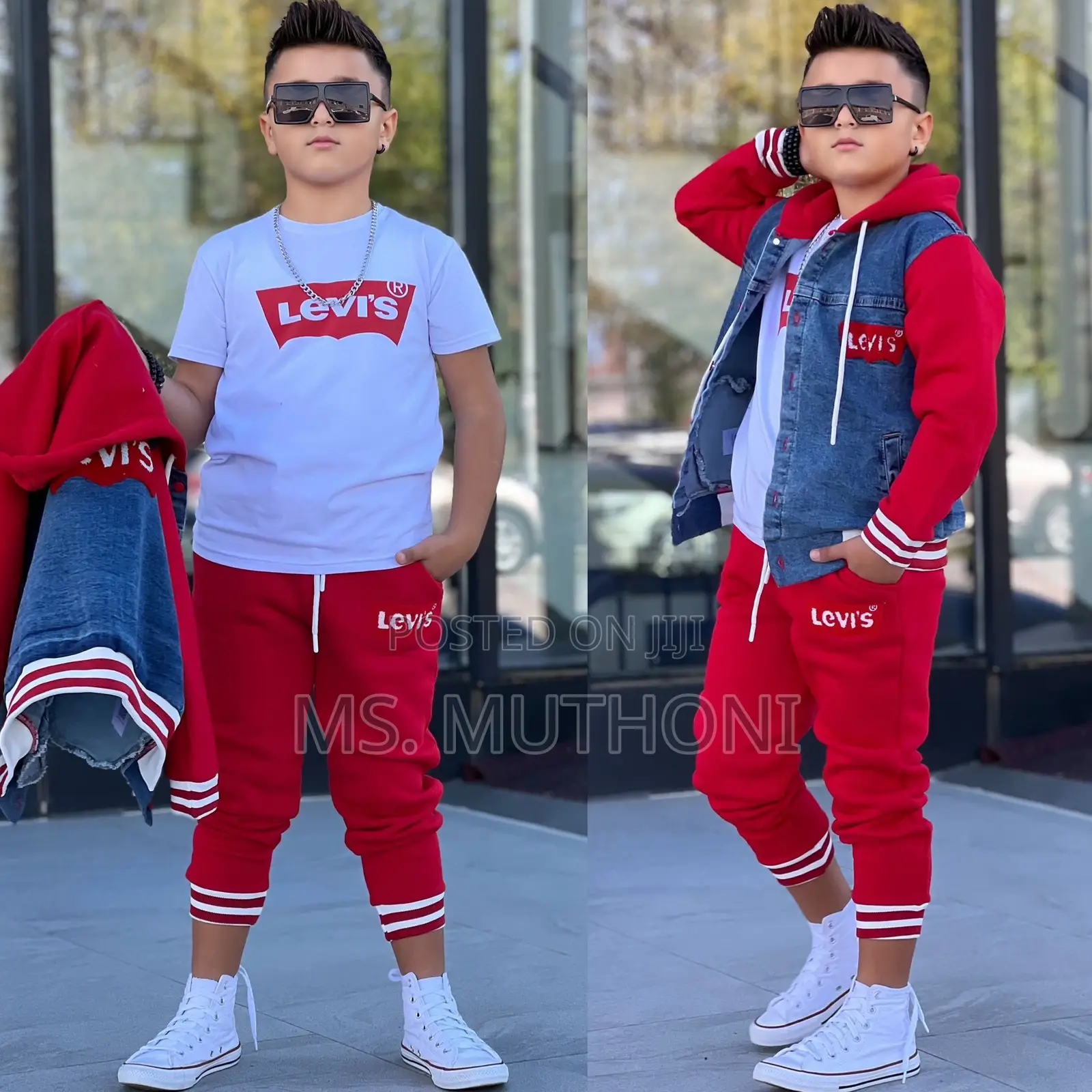 Levi’S Heavy Material 3 Pc Kids Trucksuit 3-12 Yrs