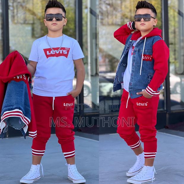 Levi’S Heavy Material 3 Pc Kids Trucksuit 3-12 Yrs - main view