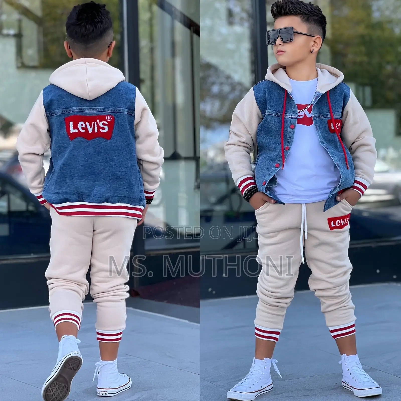 Levi’S Heavy Material 3 Pc Kids Trucksuit 3-12 Yrs