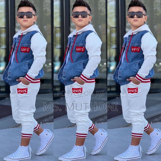 Levi’S Heavy Material 3 Pc Kids Trucksuit 3-12 Yrs - thumbnail 3