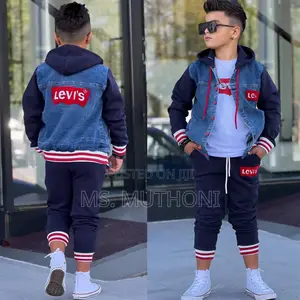Levi’S Heavy Material 3 Pc Kids Trucksuit 3-12 Yrs