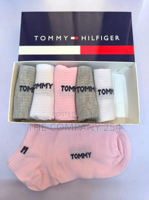 Quality Cotton Branded Gucci,Lv,Adidas ,Moschino 6 Pairs - thumbnail 6