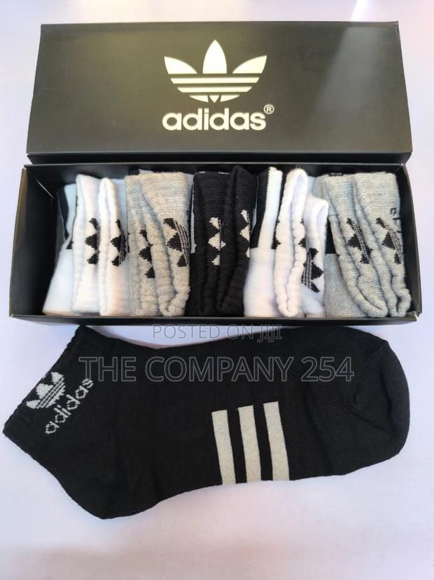Quality Cotton Branded Gucci,Lv,Adidas ,Moschino 6 Pairs - thumbnail 7
