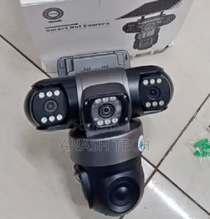 Solar Powered Triple Lens Solar Camera 4g CCTV Camera Weatherproof