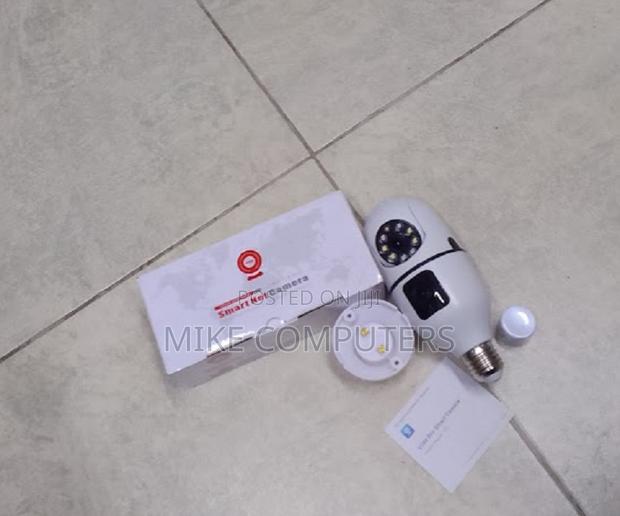 Night Vision Dual Lens Bulb CCTV Full Hd Smart Wifi Security Camera