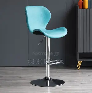 Home Bar Stool; Comfortable Adjustable Fabric Counter Stool