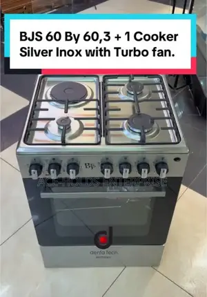BJS 60/60 Free Standing Cooker 3g+1e Electric Oven Free Standing Cooke