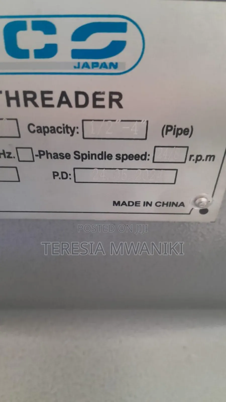 Pipe  Threader 1/2"-2"