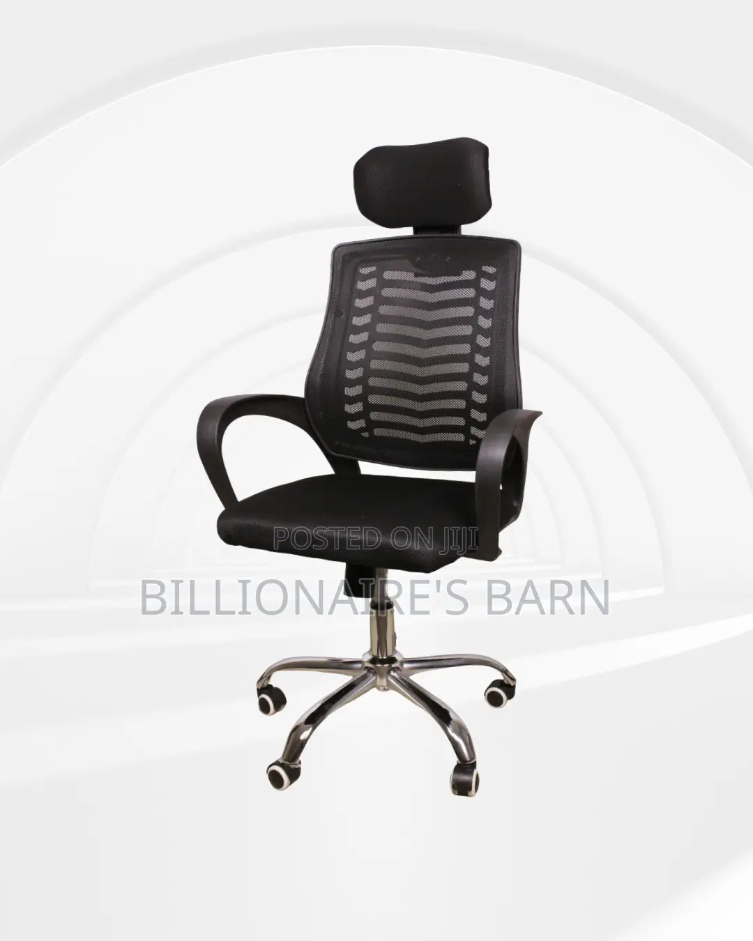 Heavy-Duty Secretarial Mesh Chair | Nylon Castors