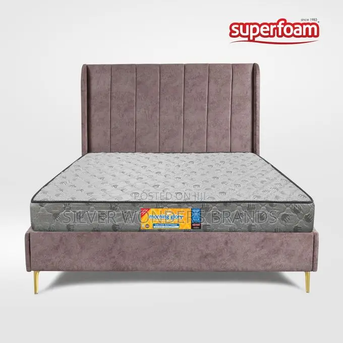 Superfoam Morning Glory High Density, 6x6x8 Inches Quilted Mattress