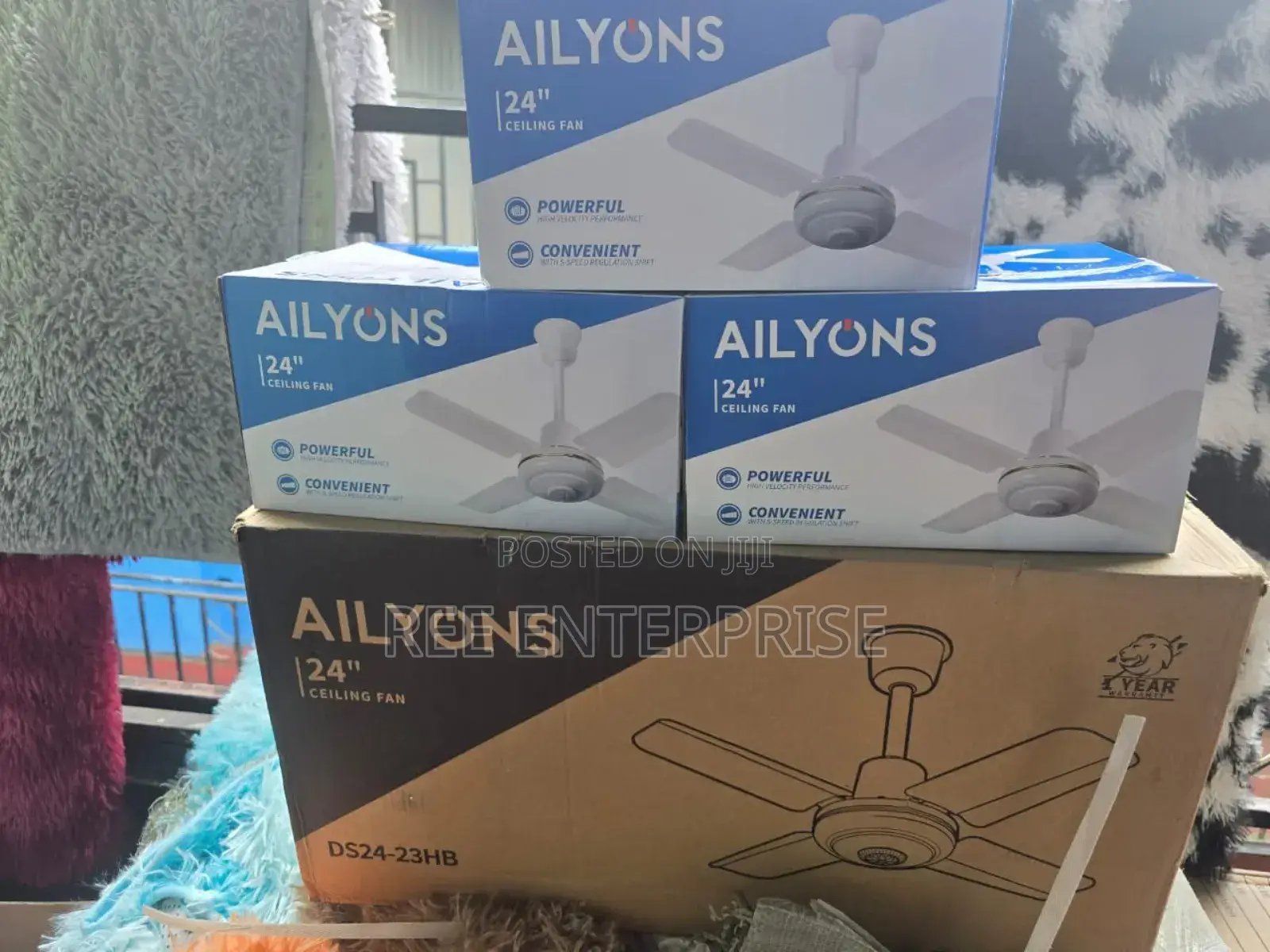 Brand New Ailyons 24 Inches Ceiling Fan
