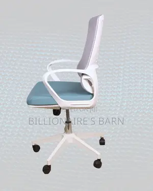 White Ergonomic Mesh Office Chair (Imported) — Fast Seller