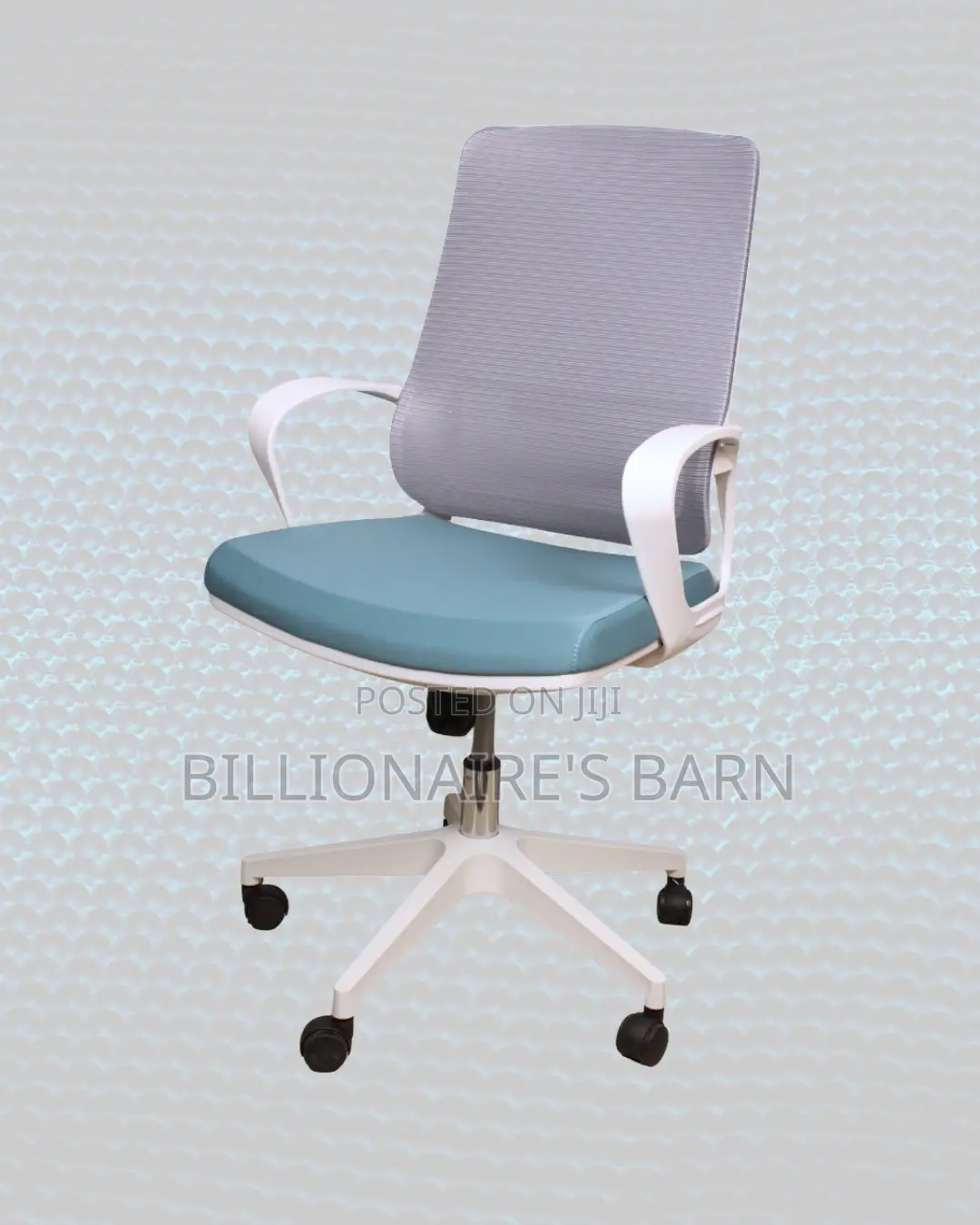 White Ergonomic Mesh Office Chair (Imported) — Fast Seller