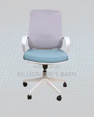 White Ergonomic Mesh Office Chair (Imported) — Fast Seller