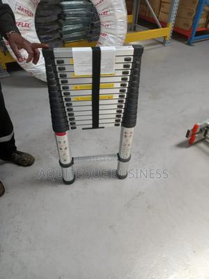 Aluminium Single Telescopic Ladder - thumbnail 2