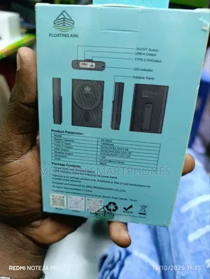 Wireless Powerbank Floating Ark 10000mah 18w