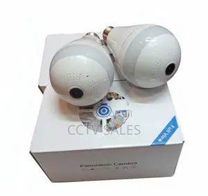Nanny Wifi Security 360° Panoramic Views,Bulb Camera