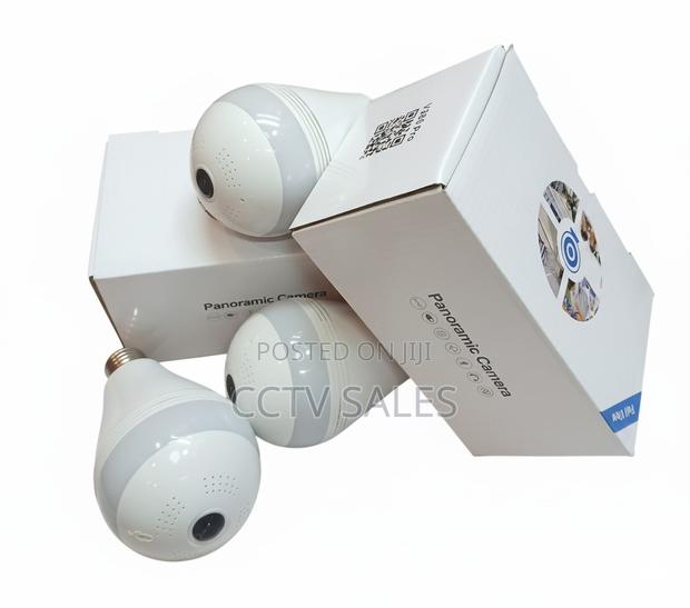 Wifi 360 Nanny Camera Two Way Audio Bulb Camera