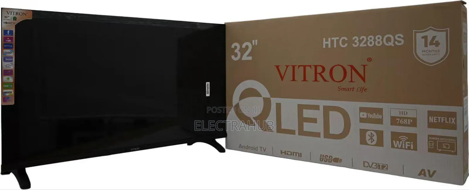 Vitron 32 Inch Qled Tv Brand New Sealed