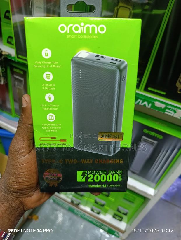 Special Offer Oraimo 20000mah Powerbank - main view