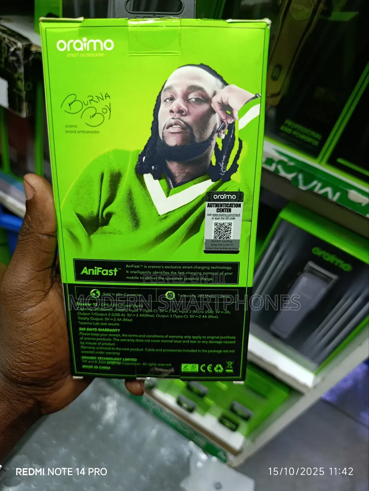Special Offer Oraimo 20000mah Powerbank