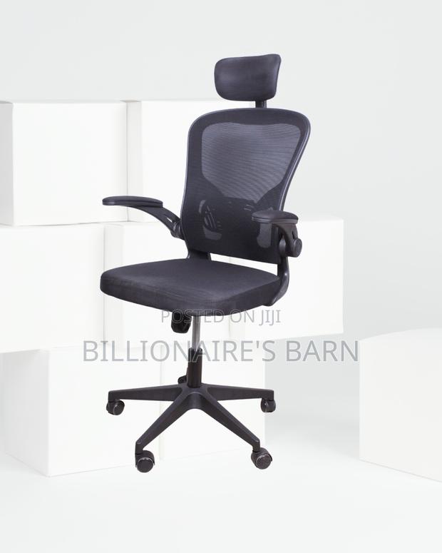 Grey Ergonomic Office Chair | Pro-Grade Steel Frame - thumbnail 2