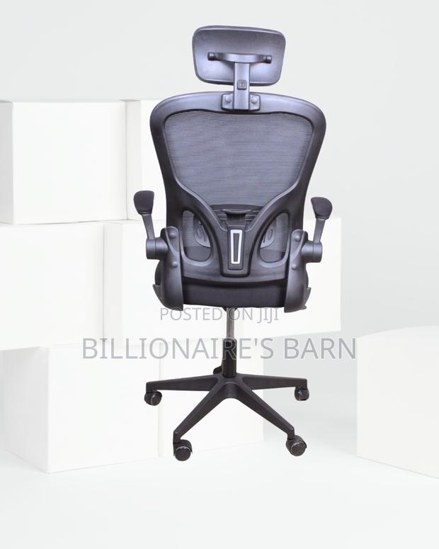 Grey Ergonomic Office Chair | Pro-Grade Steel Frame - thumbnail 4