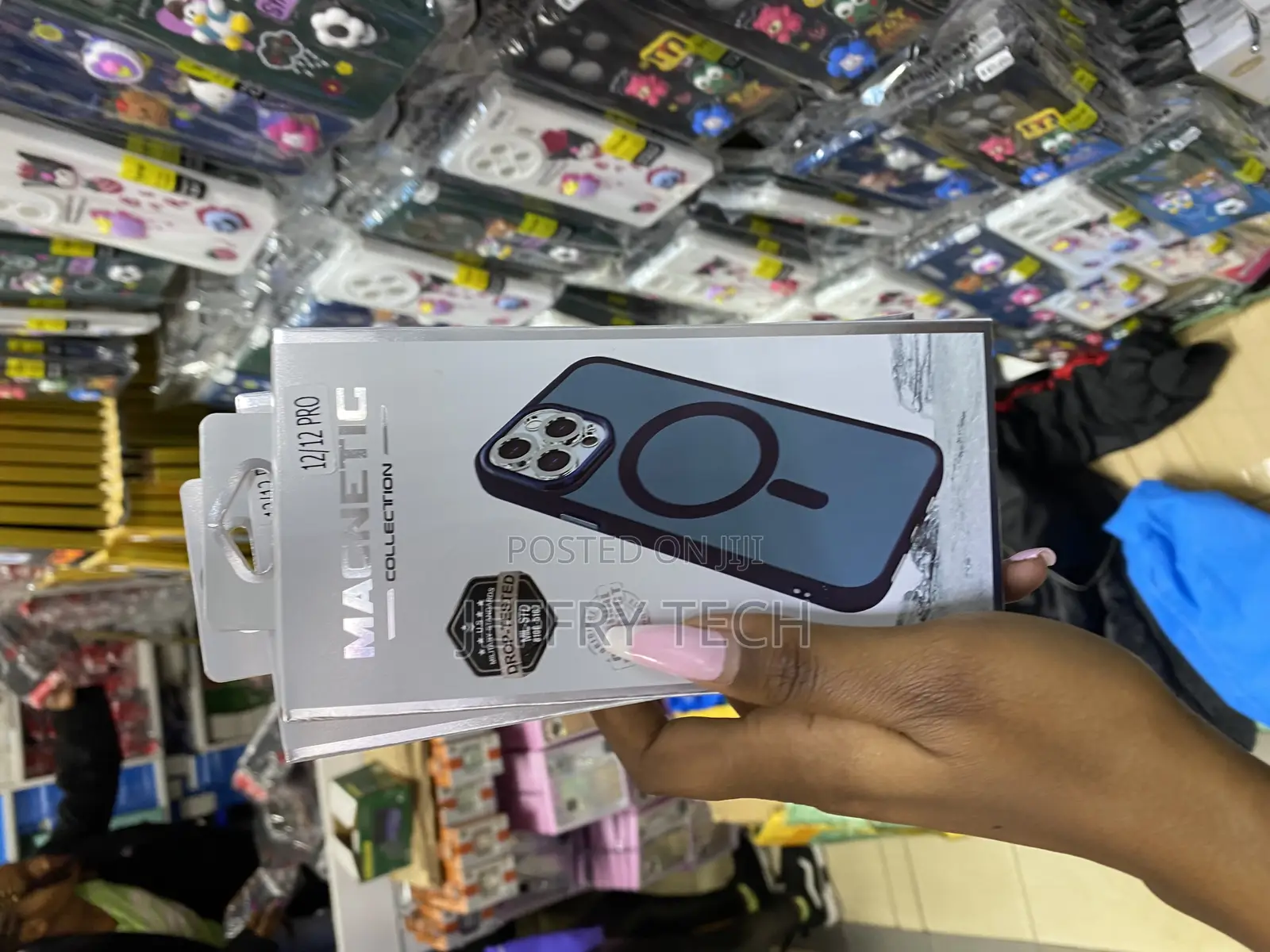Mgnaooi Magnetic Case for iPhone 12 Pro /12 Translucent Matte