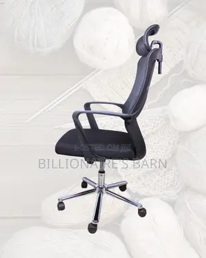 Modern High Back Mesh Office Chair | Nylon Castors