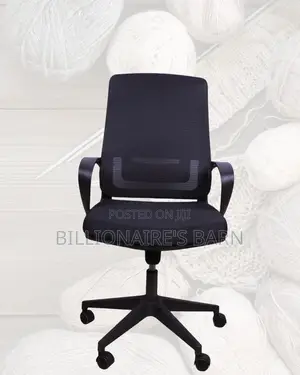 Black Ergonomic Mesh Office Chair | Sleek Tilt Lock Mechanism