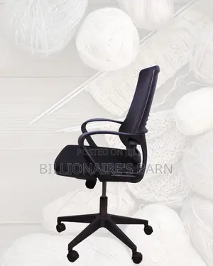 Black Ergonomic Mesh Office Chair | Sleek Tilt Lock Mechanism