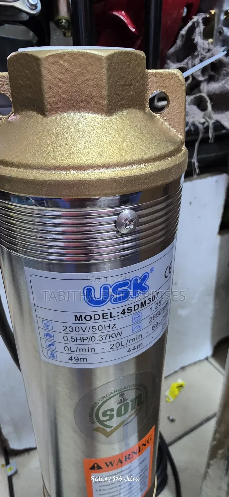 0.5 Submersible Water Pump ..