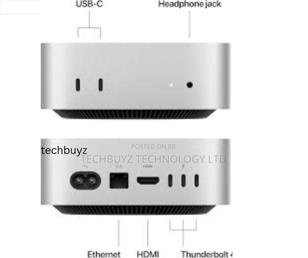 New Desktop Computer Apple Mac Mini M4 24GB Apple M4 SSD 512GB - thumbnail 3