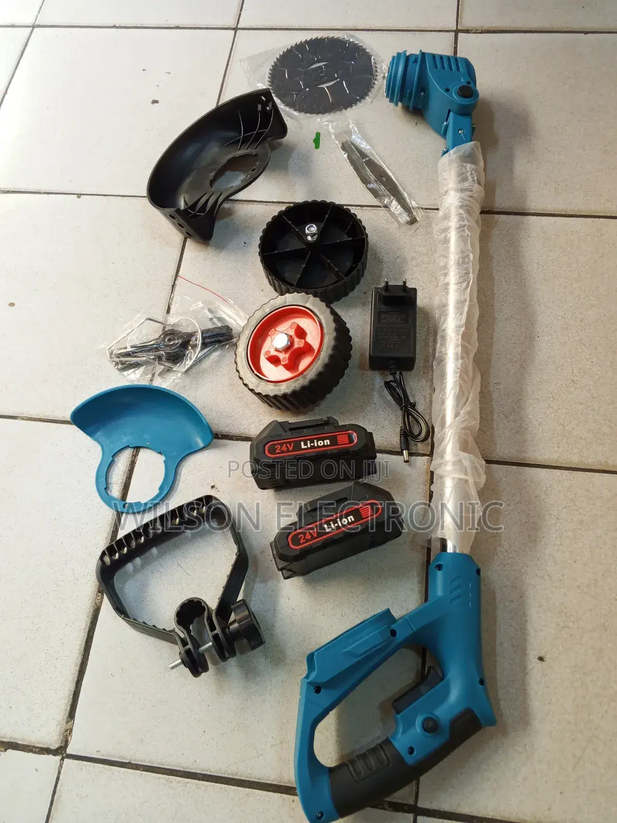 Cordless Brush Cutter. Rechargeable Brush Cutter. 24v