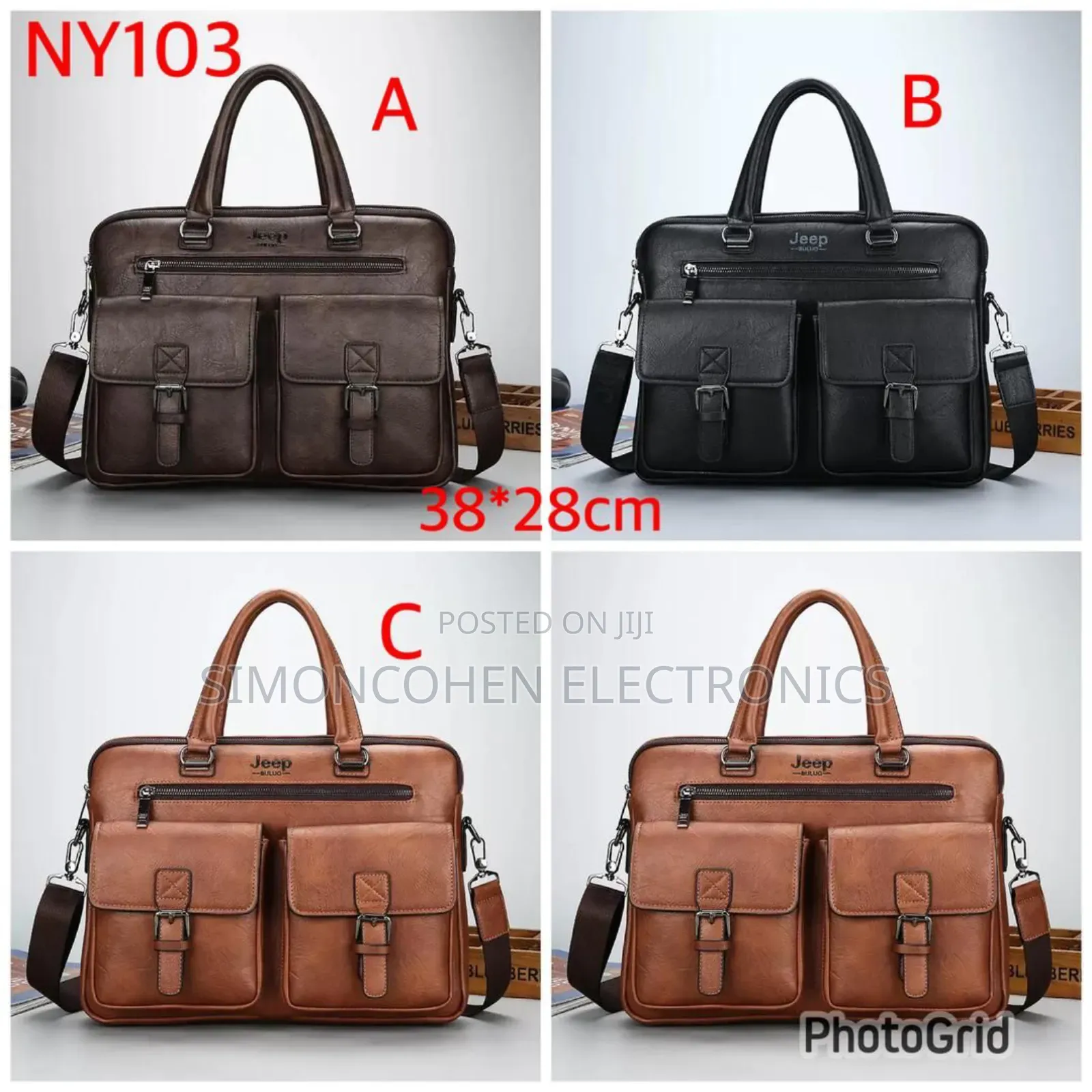 Jeep Double Pocket Laptop Bag