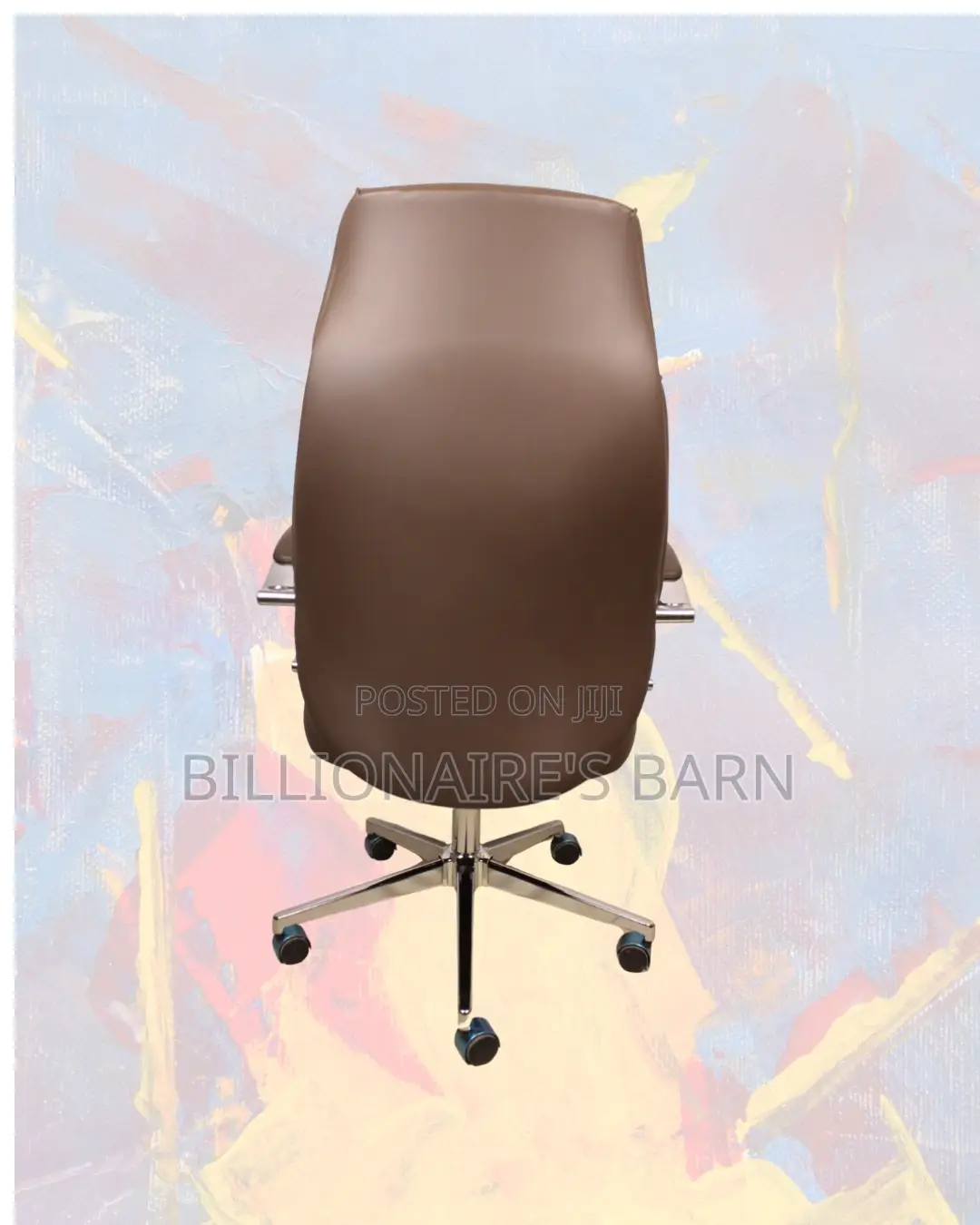New Arrival Brown Executive Leather Office Chair — Easy to Clean