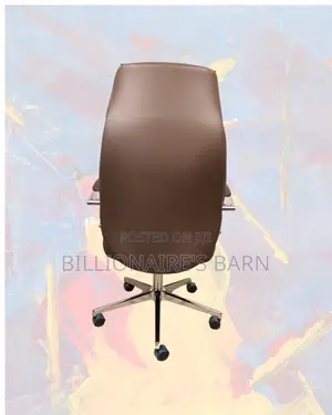 New Arrival Brown Executive Leather Office Chair — Easy to Clean