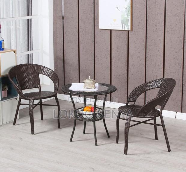 Dining Set : 2-Seater Balcony Outdoor Round Table